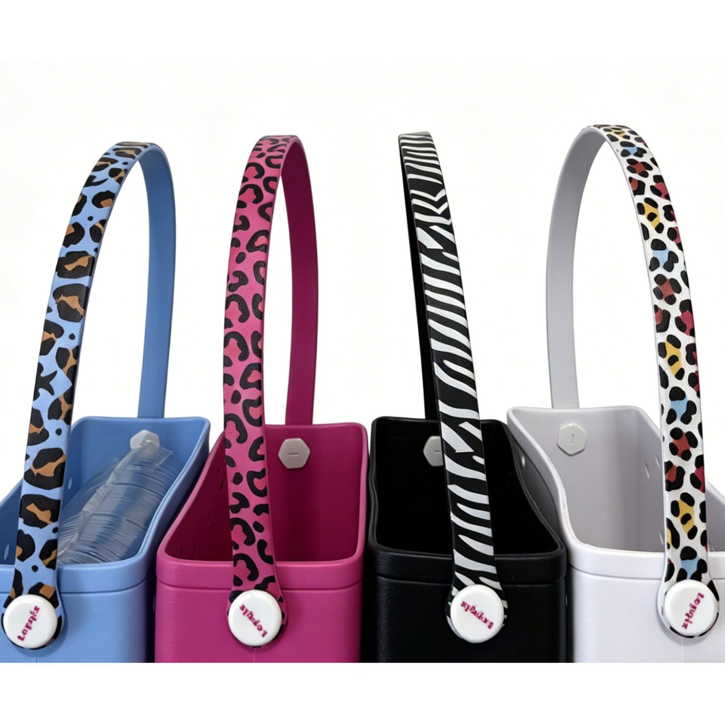 Leopard Print Detachable Beach Bag Strap (Set of 2)