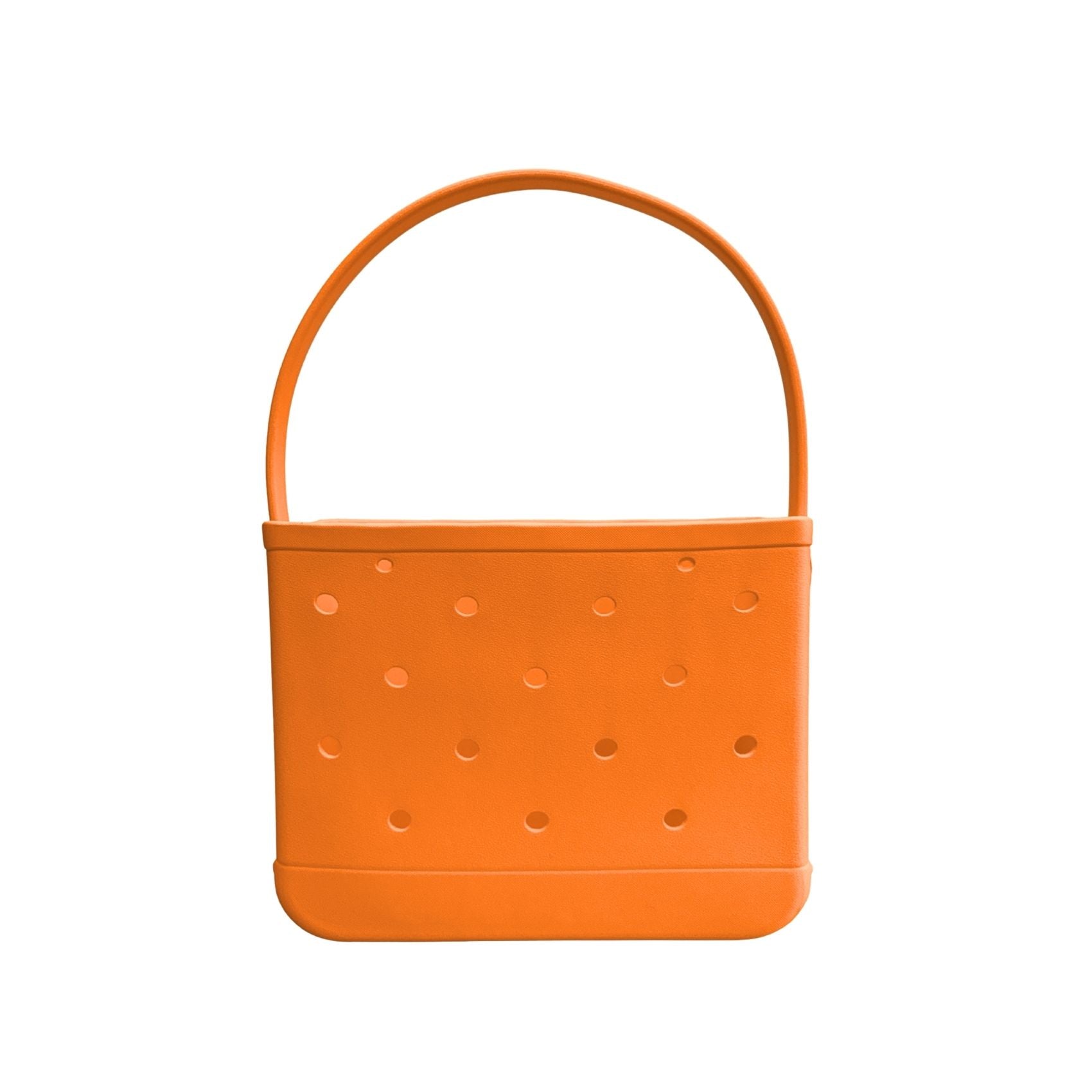 Small Rubber Beach Tote Bag, One Shoulder Strap Portable Outdoor Travel Bag for Beach Picnic Pool Outings