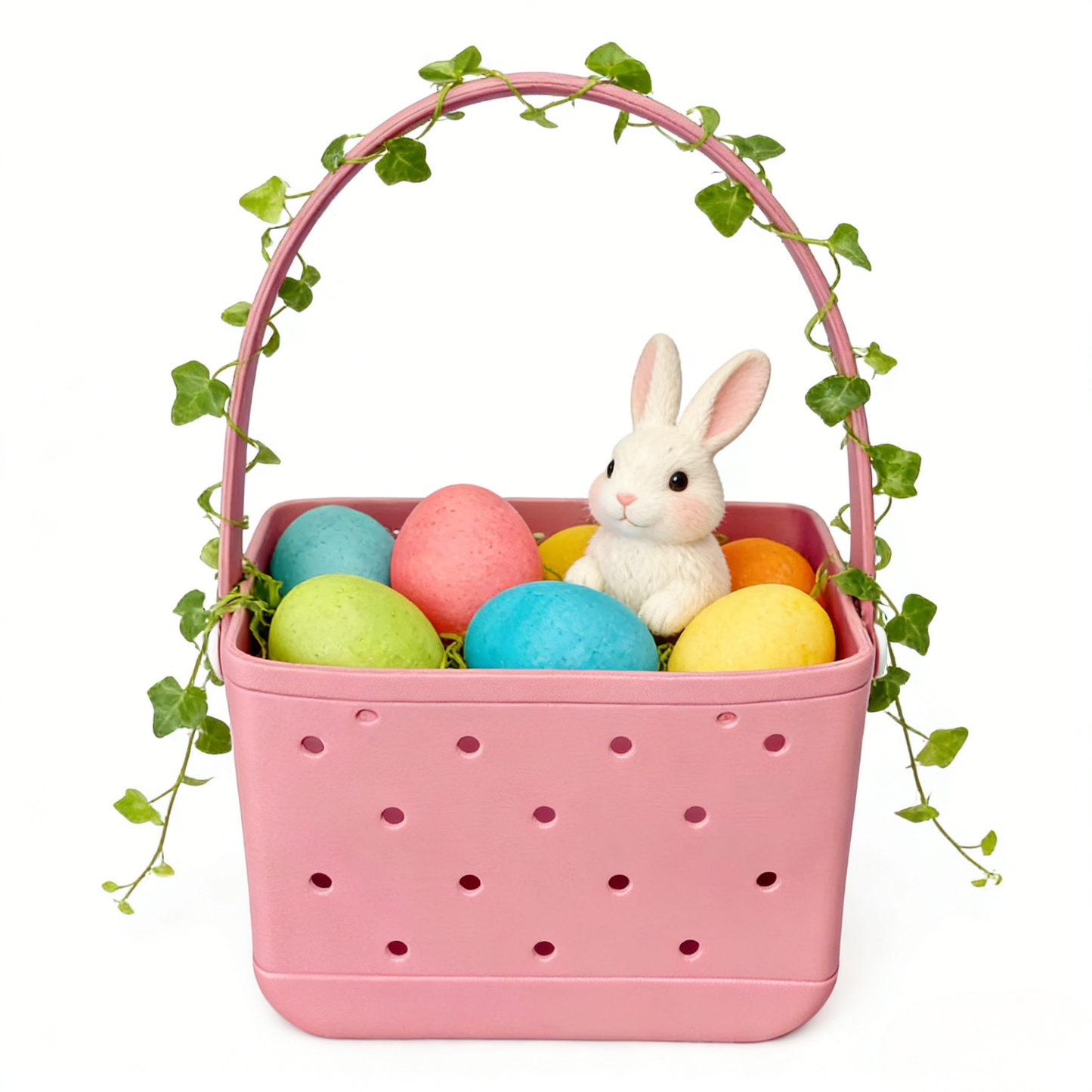 Valentine's Day Love Basket - Pink EVA Beach Bag