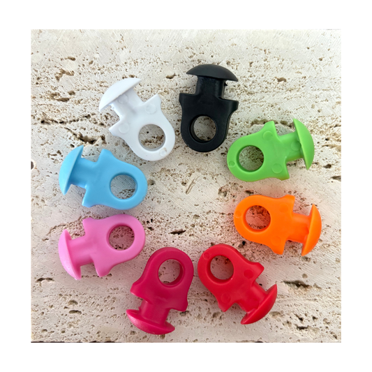 Mushroom Charms for EVA Beach Bag - Colorful Bag Accessories & Decorative Clips - Lopqix