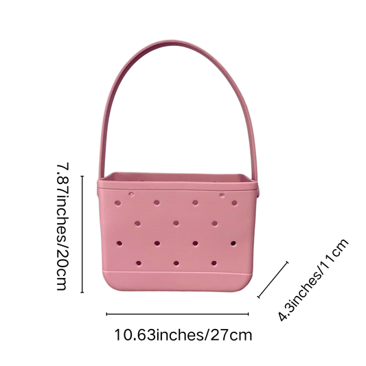 Valentine's Day Love Basket - Pink EVA Beach Bag - Lopqix